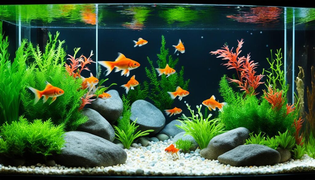 Goldfish natural habitat