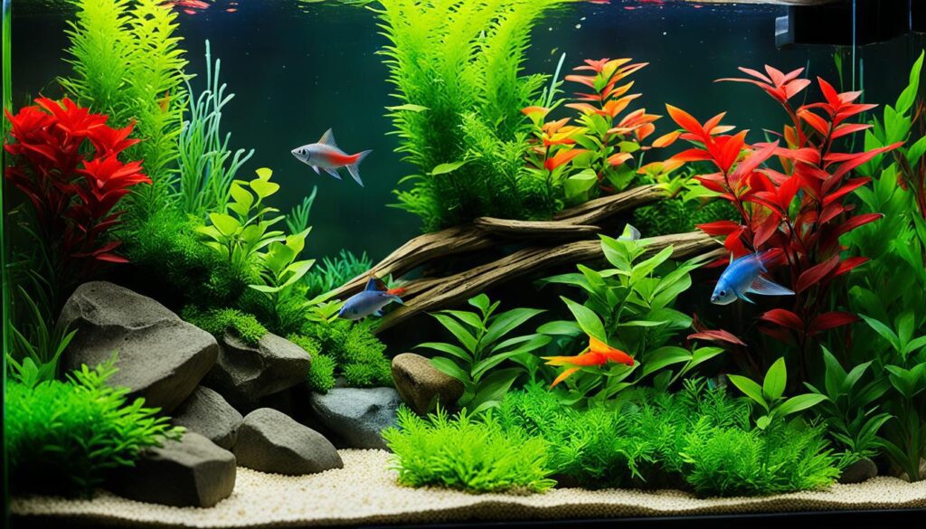 Aquatic Decorations for Neon Tetra Tank