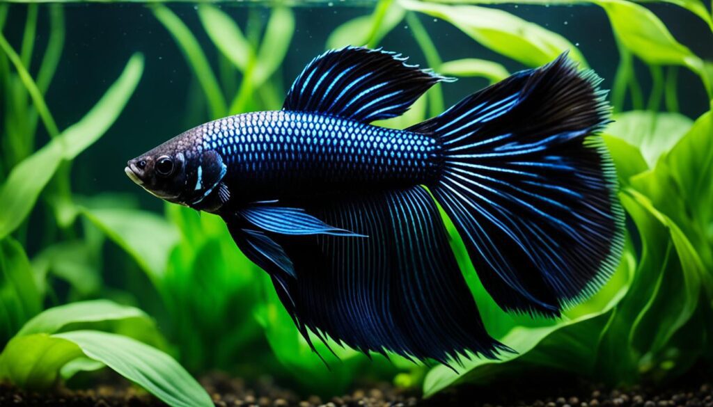 Black Betta Fish