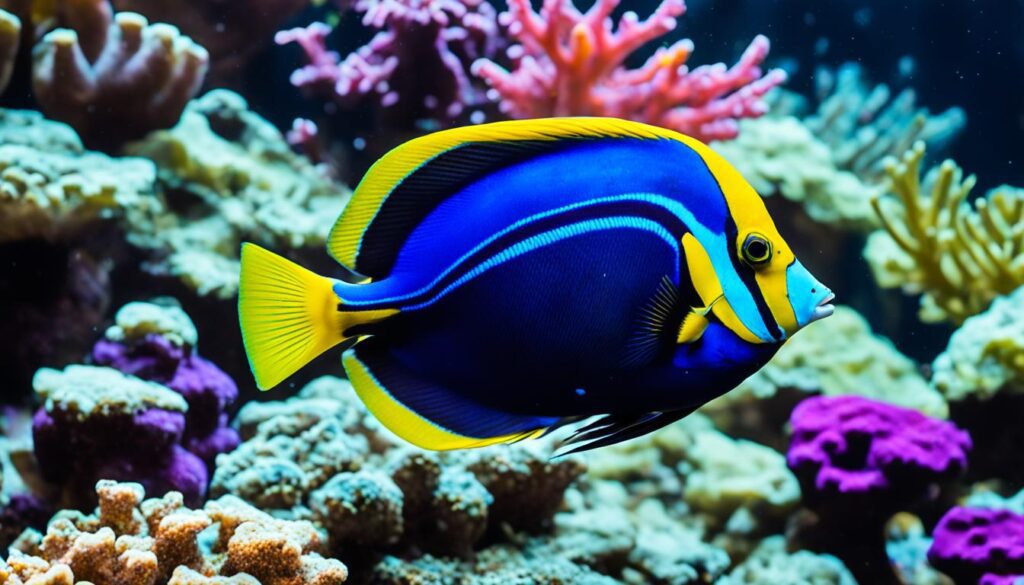 Blonde Naso Tang in Aquarium