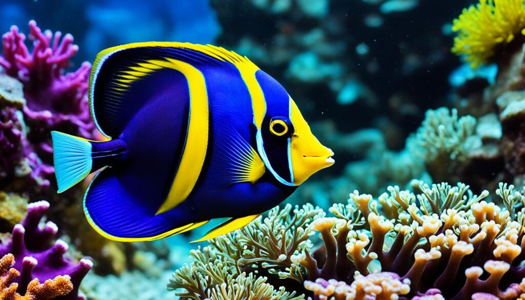 Blonde Naso Tang in Marine Aquarium