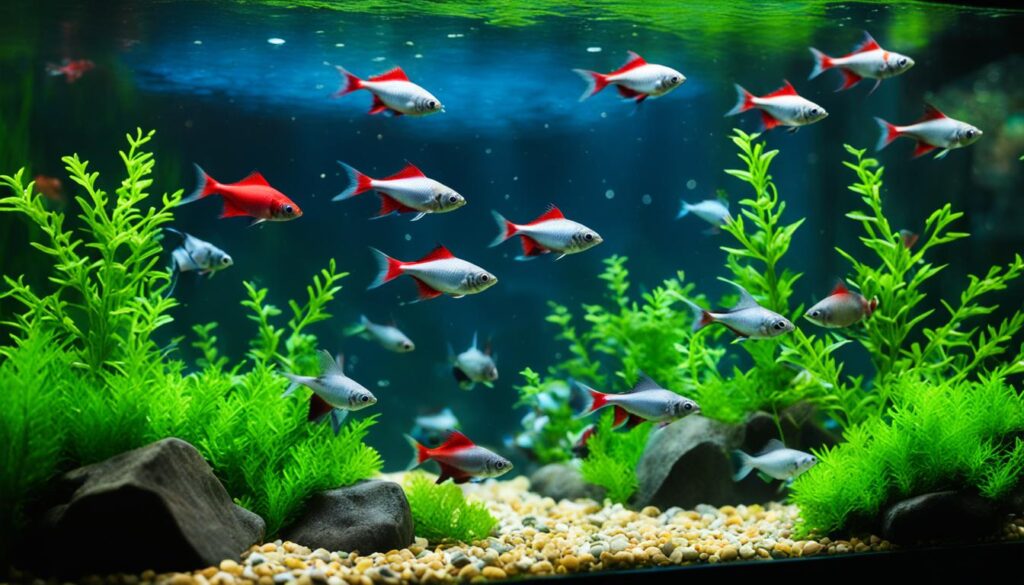 Bloodfin Tetra in Aquarium