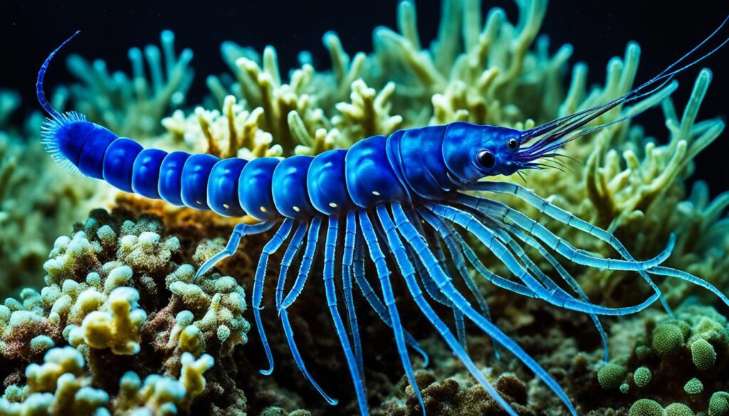 Blue Jelly Shrimp Coloration