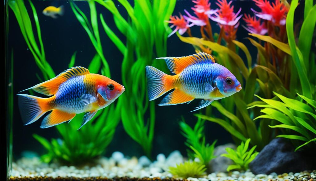 Cockatoo Cichlid in Aquarium