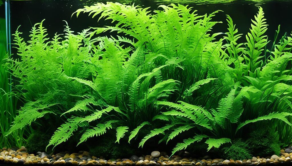 Java Fern in Betta Fish Tank