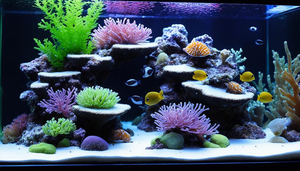 Marine Tank Setup for Astraea Snails