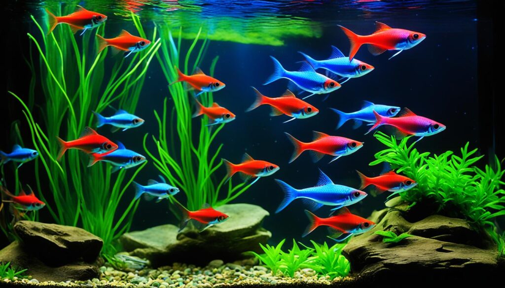 Neon Tetra in Aquarium