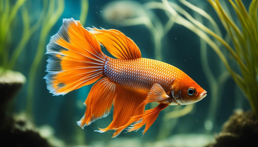 Orange Betta Fish