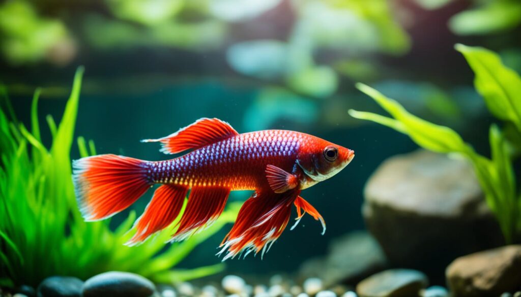 Stunning Red Betta Fish