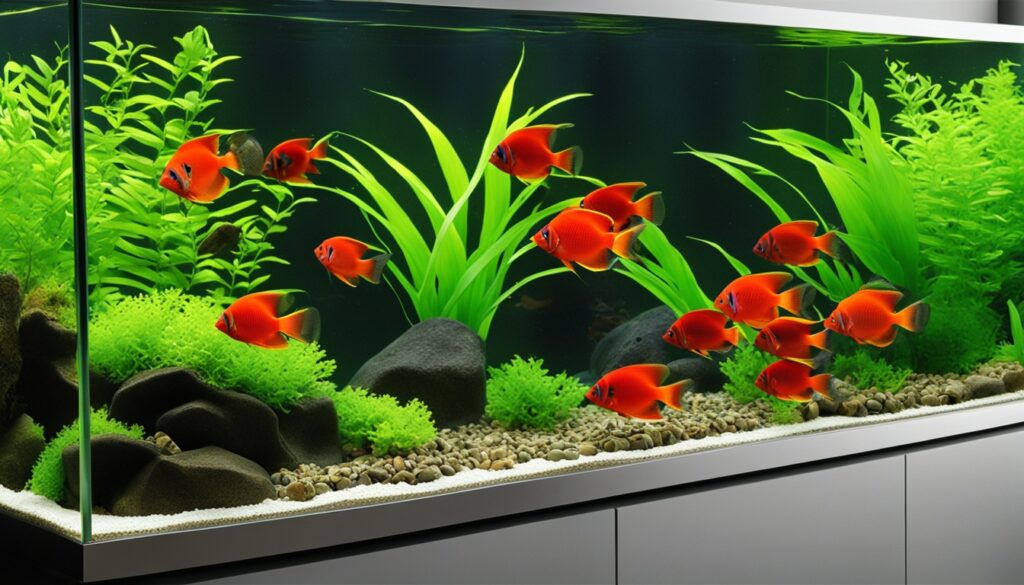 aquascaping for flame angelfish