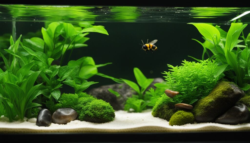 bumblebee snail tank setup