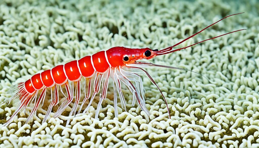 growth patterns of crystal red shrimp