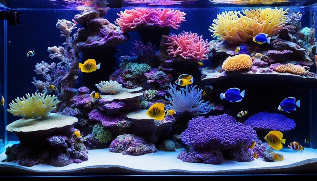 marine aquarium setup for clown tang