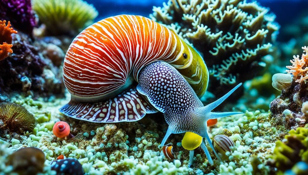 peaceful marine snails