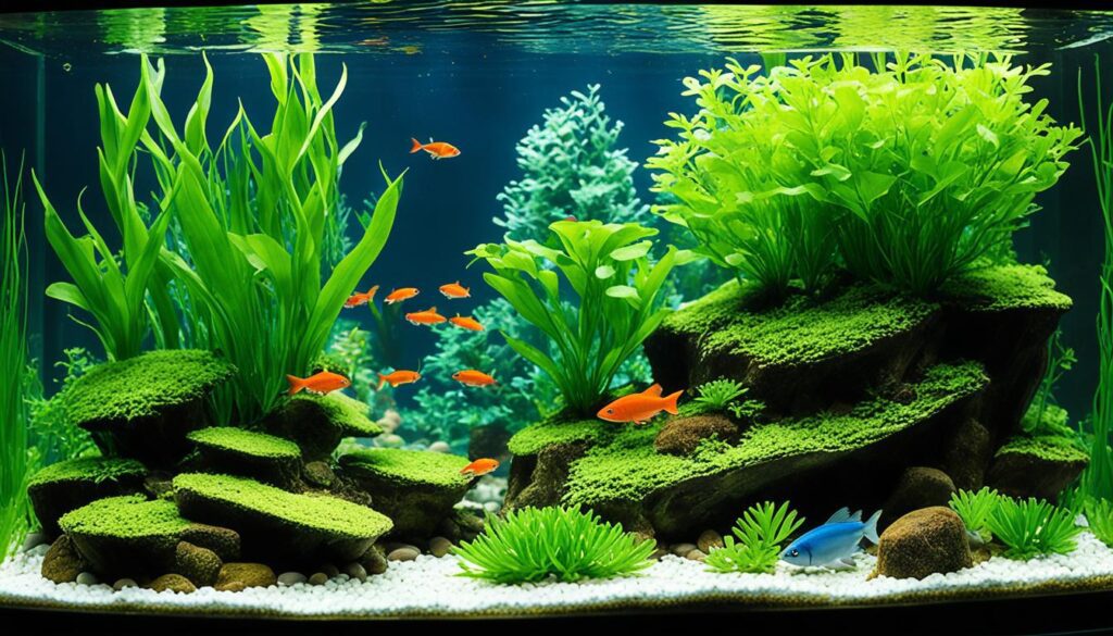 Aquascaping with frogbit