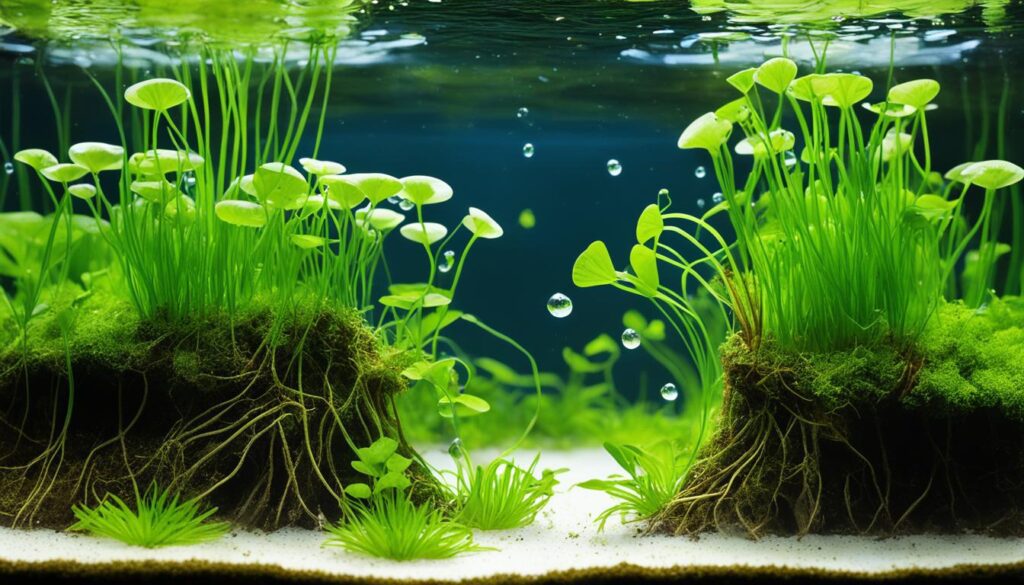 Aquatic oxygenation through Amazon Frogbit