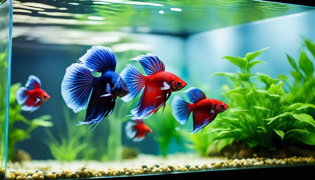 Betta Fish in Tank