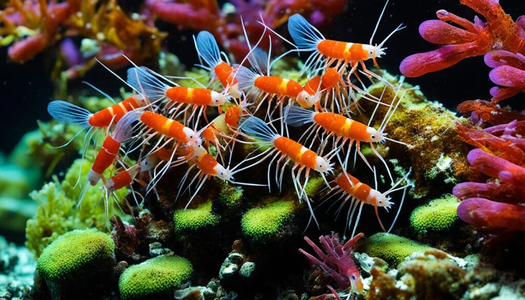 Caridina dennerli in natural habitat