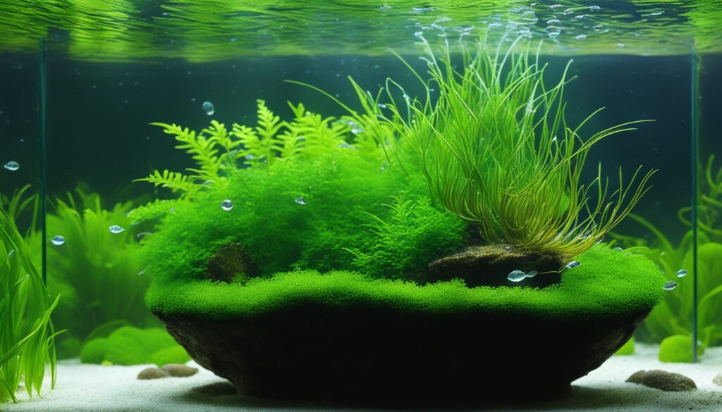 Hornwort in Freshwater Aquarium