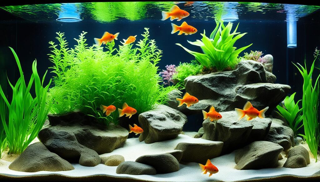 Oranda Goldfish Tank Setup