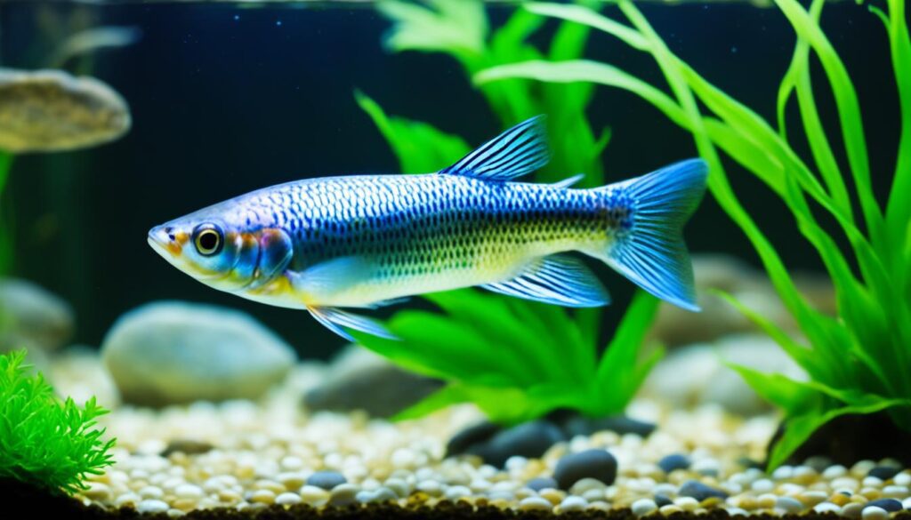 Pearl Danio in aquarium