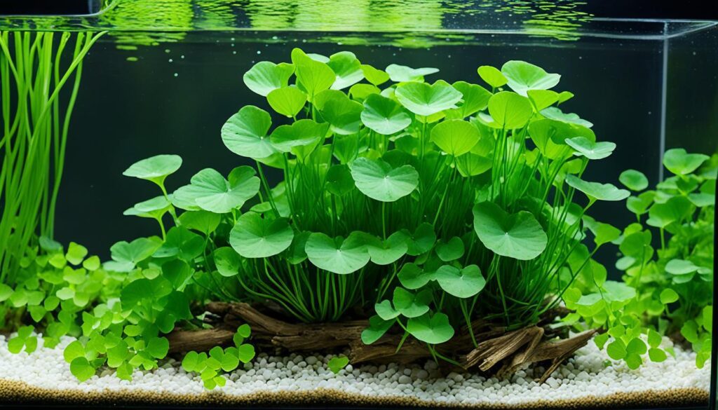 Pennywort in Low-Tech Aquariums