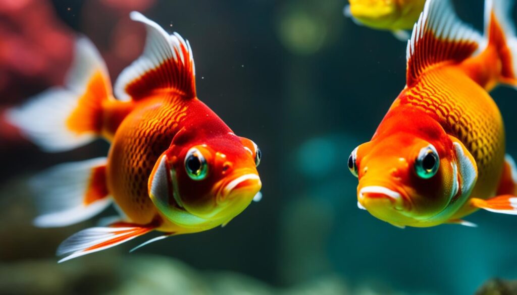 Selective breeding of Dragon eye goldfish