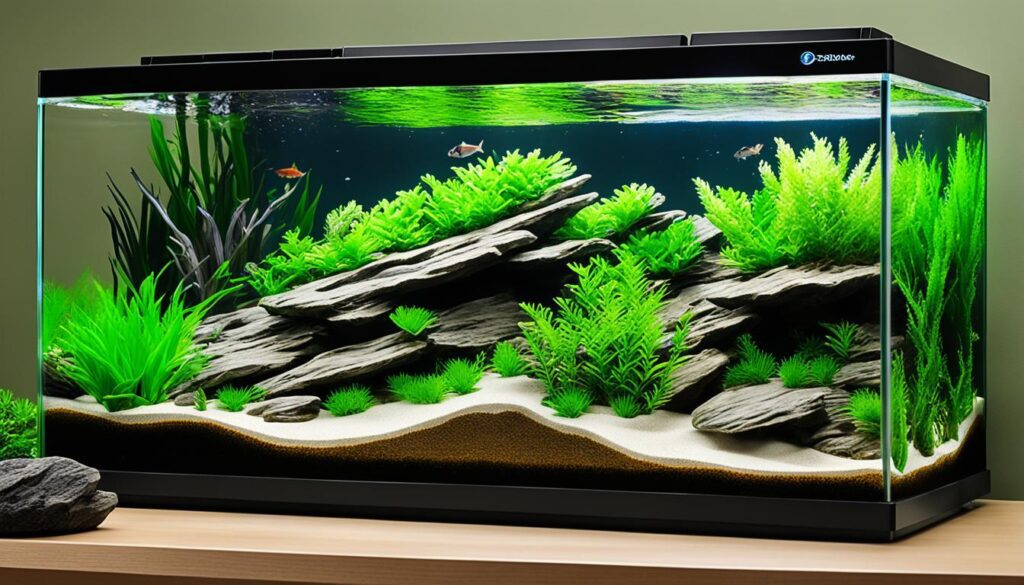 Zebra Danio tank setup