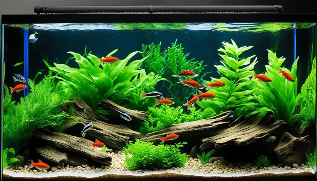 appropriate aquarium setup