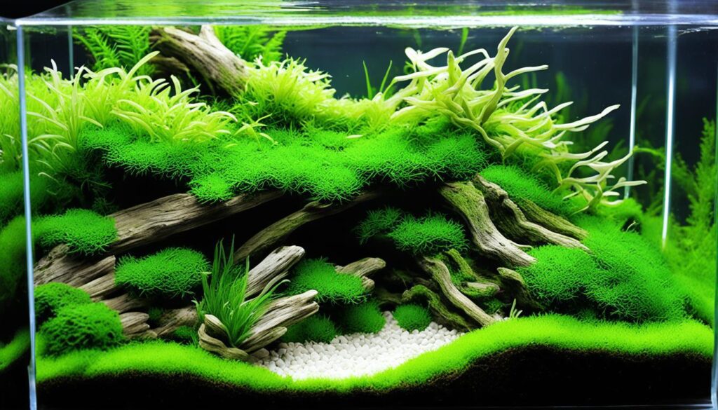 moss aquascaping artistic integration