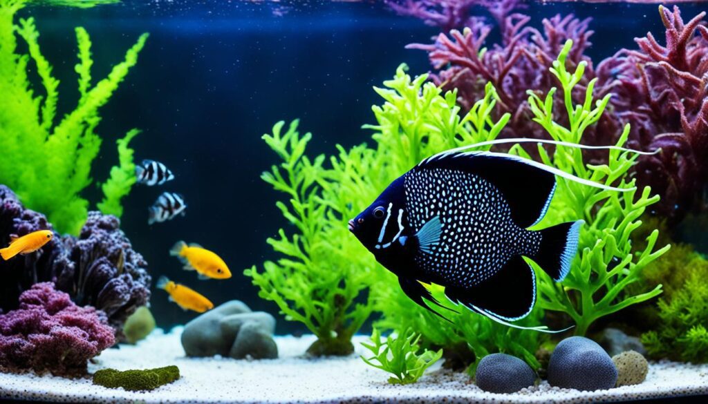 Balanced Diet for Black Lace Angelfish