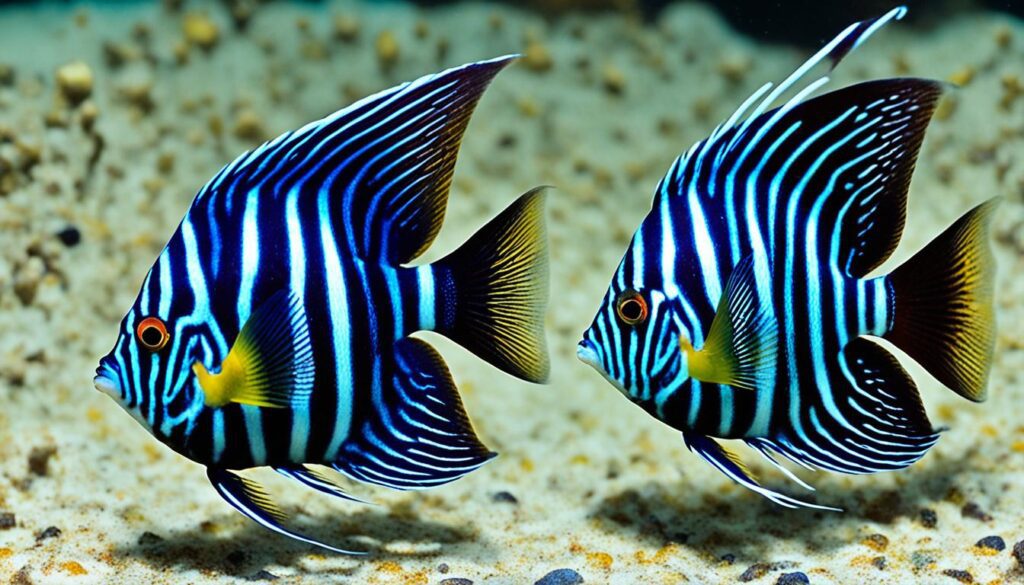 Marble Angelfish Growth Process